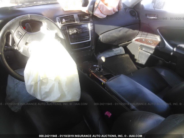 JTHBK262685069912 - 2008 LEXUS IS 250 WHITE photo 5