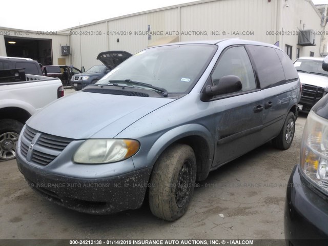 1D4GP25B76B537092 - 2006 DODGE CARAVAN SE 浅蓝色 照片 2