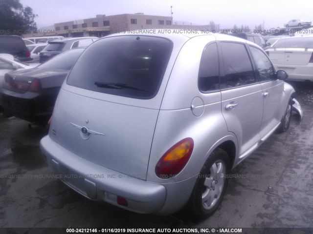 3C8FY58B93T635052 - 2003 CHRYSLER PT CRUISER TOURING SILVER photo 4