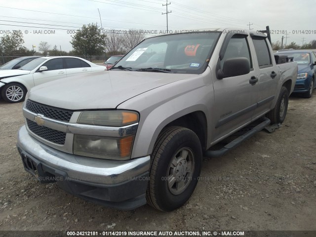 1GCCS136958241495 - 2005 CHEVROLET COLORADO SILVER photo 2