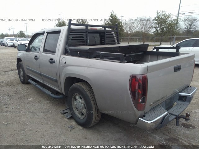 1GCCS136958241495 - 2005 CHEVROLET COLORADO SILVER photo 3