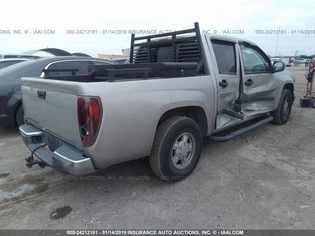 1GCCS136958241495 - 2005 CHEVROLET COLORADO SILVER photo 4