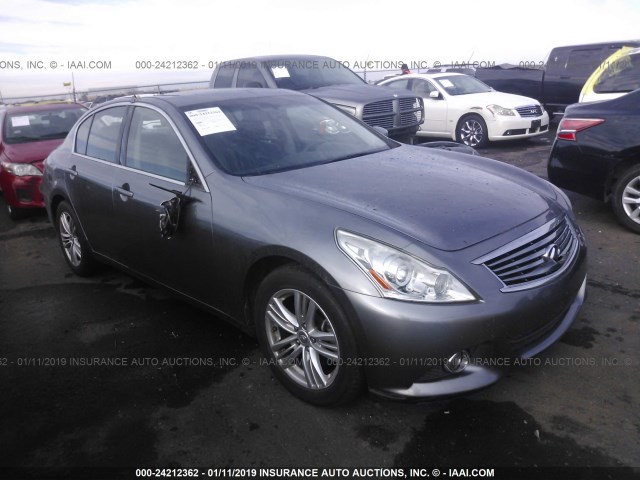 JN1DV6AP8BM602788 - 2011 INFINITI G25 JOURNEY GRAY photo 1