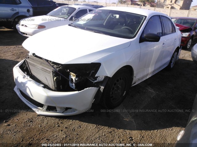 3VW3L7AJ7EM285849 - 2014 VOLKSWAGEN JETTA TDI WHITE photo 2