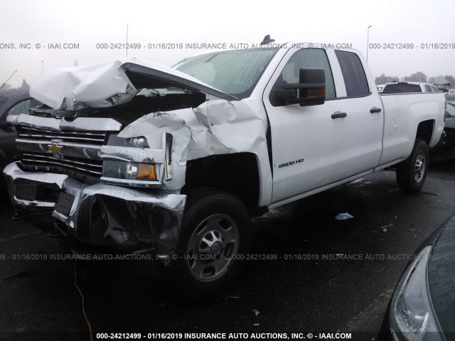 1GC2CUEG4FZ544891 - 2015 CHEVROLET SILVERADO C2500 HEAVY DUTY WHITE photo 2