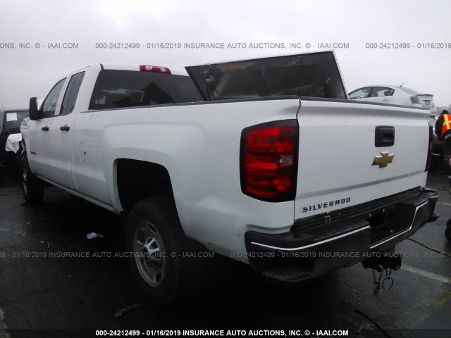 1GC2CUEG4FZ544891 - 2015 CHEVROLET SILVERADO C2500 HEAVY DUTY WHITE photo 3