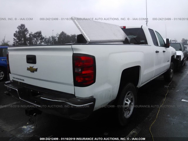 1GC2CUEG4FZ544891 - 2015 CHEVROLET SILVERADO C2500 HEAVY DUTY WHITE photo 4