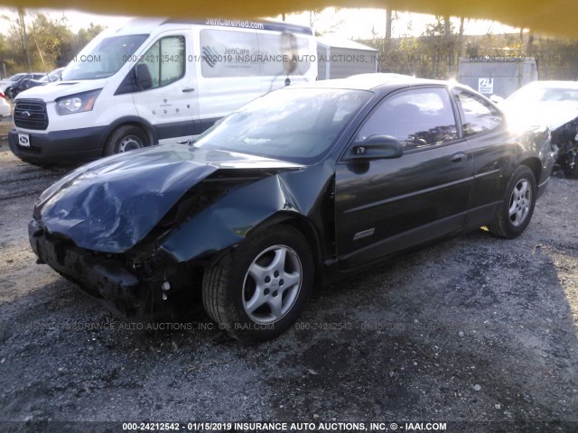 1G2WP1210WF267957 - 1998 PONTIAC GRAND PRIX GTP მწვანე ფოტო 2