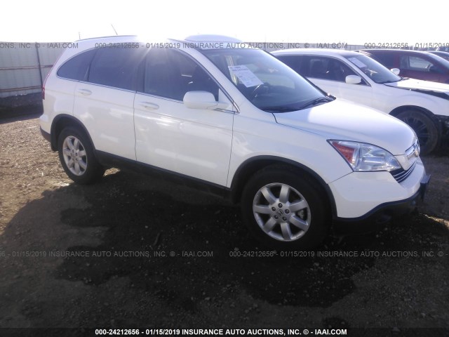 5J6RE38768L008880 - 2008 HONDA CR-V EXL WHITE photo 1