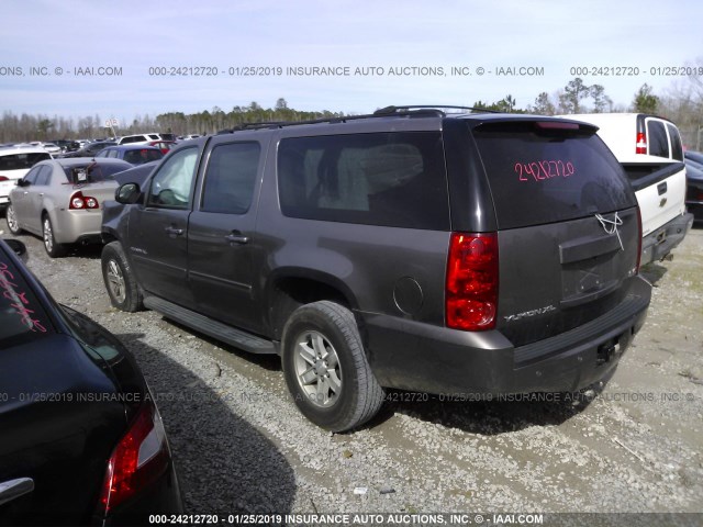 1GKS1KE0XER195137 - 2014 GMC YUKON XL C1500 SLT BROWN photo 3