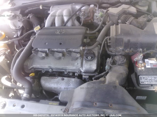 4T1BF30K82U520206 - 2002 TOYOTA CAMRY LE/XLE/SE SILVER photo 10