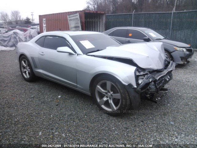 2G1FC1EV9A9194071 - 2010 CHEVROLET CAMARO LT SILVER photo 1