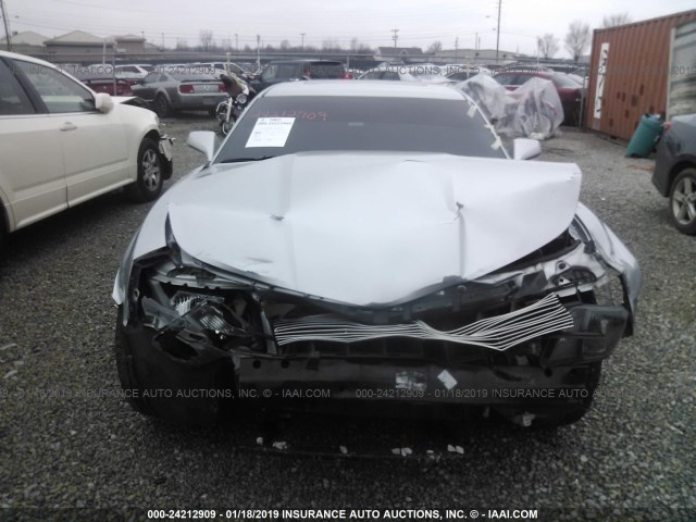 2G1FC1EV9A9194071 - 2010 CHEVROLET CAMARO LT SILVER photo 6