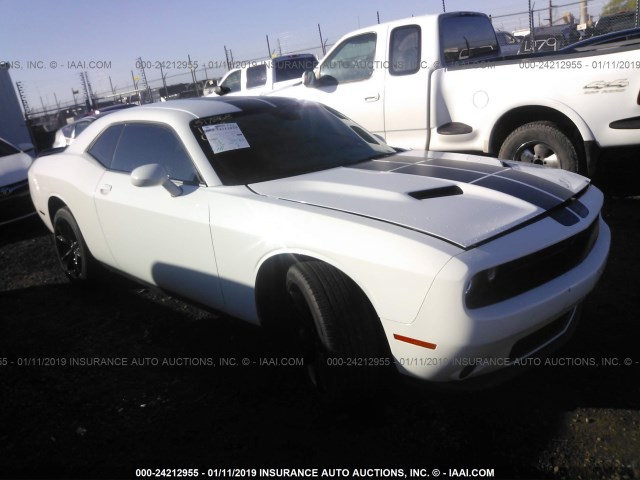 2C3CDZAG5GH131551 - 2016 DODGE CHALLENGER SXT WHITE photo 1