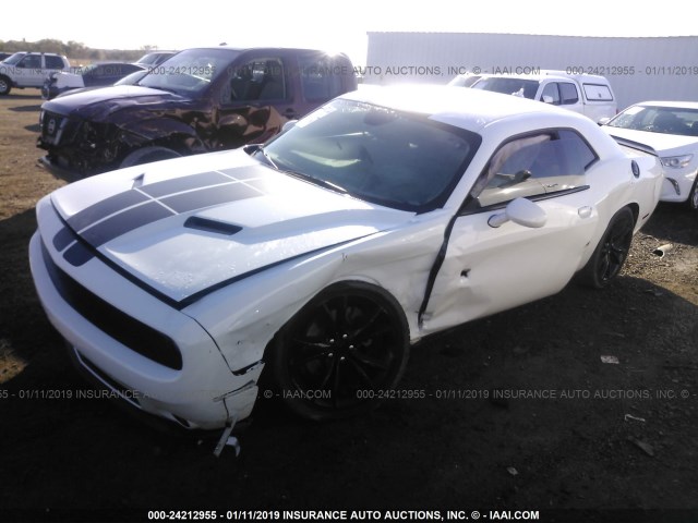 2C3CDZAG5GH131551 - 2016 DODGE CHALLENGER SXT WHITE photo 6