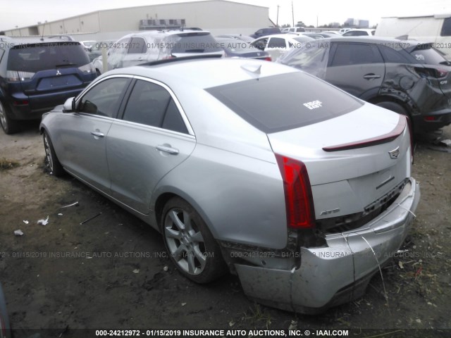 1G6AA5RX8F0115388 - 2015 CADILLAC ATS SILVER photo 3