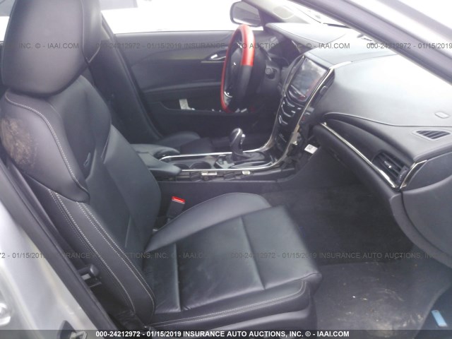 1G6AA5RX8F0115388 - 2015 CADILLAC ATS SILVER photo 5