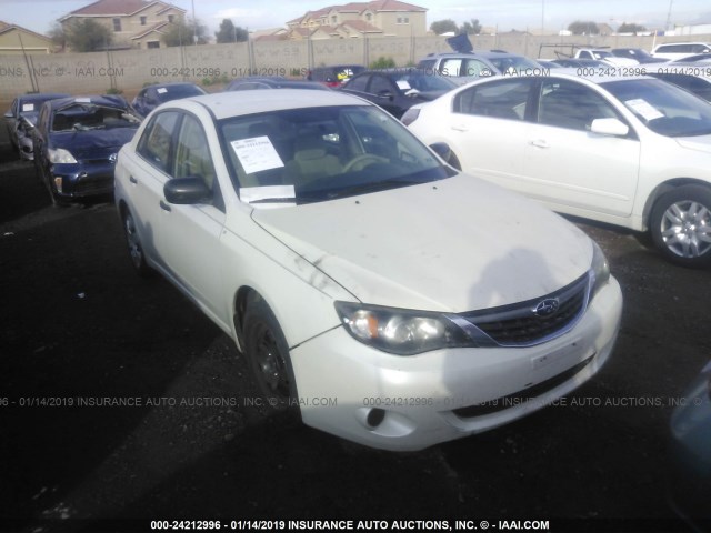 JF1GE61608H519042 - 2008 SUBARU IMPREZA 2.5I WHITE photo 1