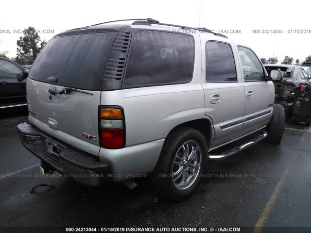 1GKEC13TX5R263208 - 2005 GMC YUKON Champagne photo 4