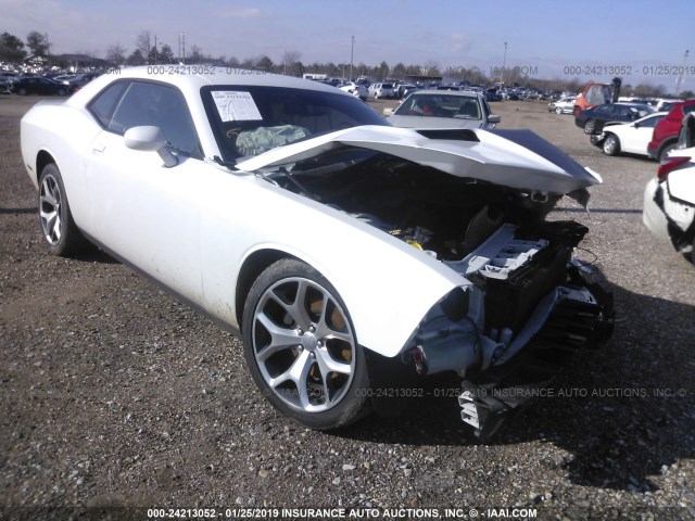 2C3CDZBG8FH911511 - 2015 DODGE CHALLENGER SXT PLUS WHITE photo 1