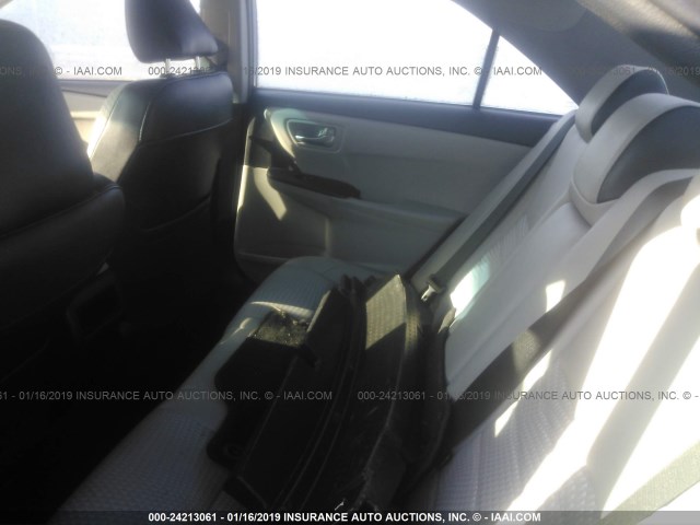 4T1BF1FK2FU043371 - 2015 TOYOTA CAMRY LE/XLE/SE/XSE BLACK photo 8