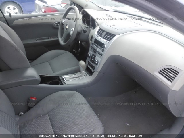 1G1ZC5E0XA4164329 - 2010 CHEVROLET MALIBU 1LT BLACK photo 5