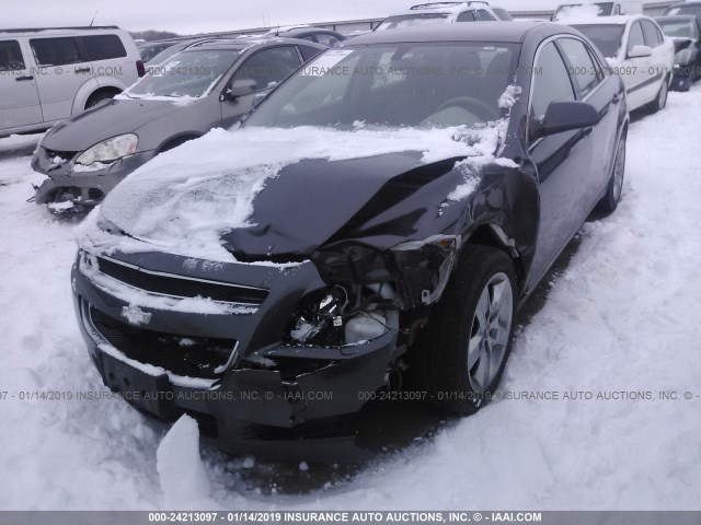 1G1ZC5E0XA4164329 - 2010 CHEVROLET MALIBU 1LT BLACK photo 6