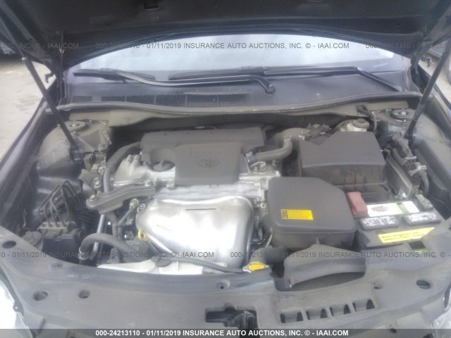 4T1BF1FK6FU914384 - 2015 TOYOTA CAMRY LE/XLE/SE/XSE GRAY photo 10
