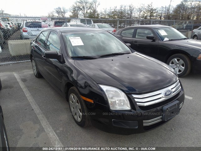 3FAHP06Z77R140549 - 2007 FORD FUSION BLACK photo 1