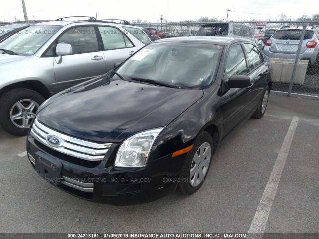 3FAHP06Z77R140549 - 2007 FORD FUSION BLACK photo 2