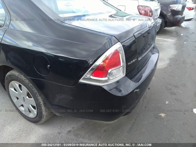 3FAHP06Z77R140549 - 2007 FORD FUSION BLACK photo 6