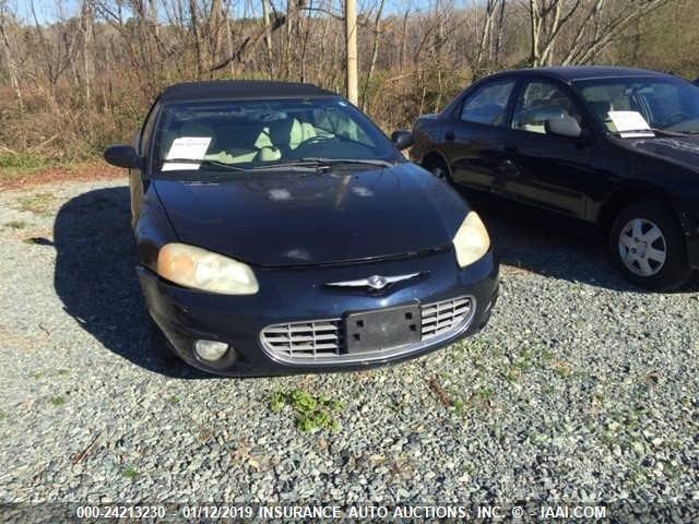 1C3EL65U41N644668 - 2001 CHRYSLER SEBRING LIMITED BLUE photo 6