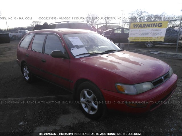 JT2AE09V0S0096891 - 1995 TOYOTA COROLLA DX RED photo 1