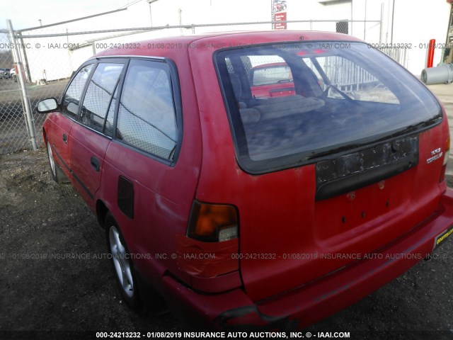 JT2AE09V0S0096891 - 1995 TOYOTA COROLLA DX RED photo 3