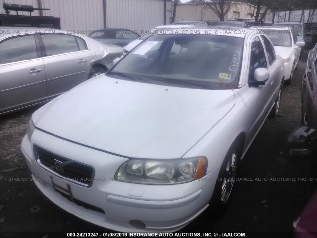 YV1RH592282677773 - 2008 VOLVO S60 2.5T WHITE photo 2