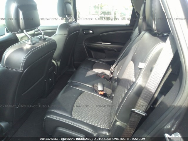 3C4PDCGB0FT654634 - 2015 DODGE JOURNEY CROSSROAD GRAY photo 8