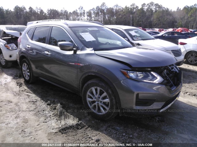 KNMAT2MT8JP517521 - 2018 NISSAN ROGUE S/SV GRAY photo 1