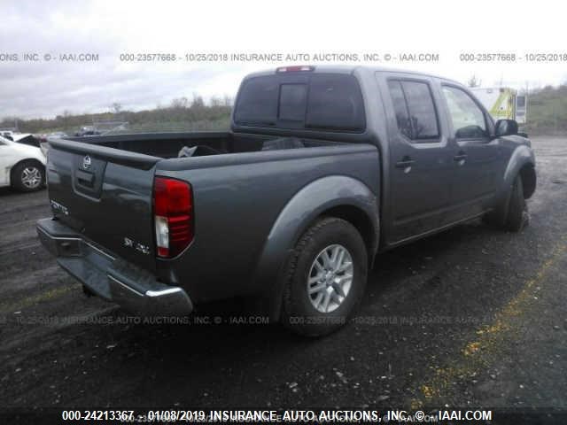 1N6AD0EV5JN764361 - 2018 NISSAN FRONTIER S/SV/SL/PRO-4X GRAY photo 4