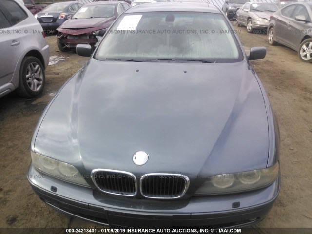 WBADT634X2CH98888 - 2002 BMW 530 I AUTOMATIC BLUE photo 6