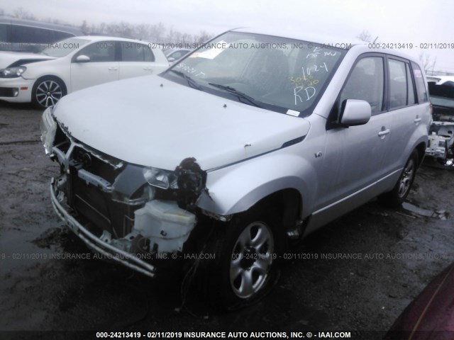 JS3TD941264103013 - 2006 SUZUKI GRAND VITARA  SILVER photo 2