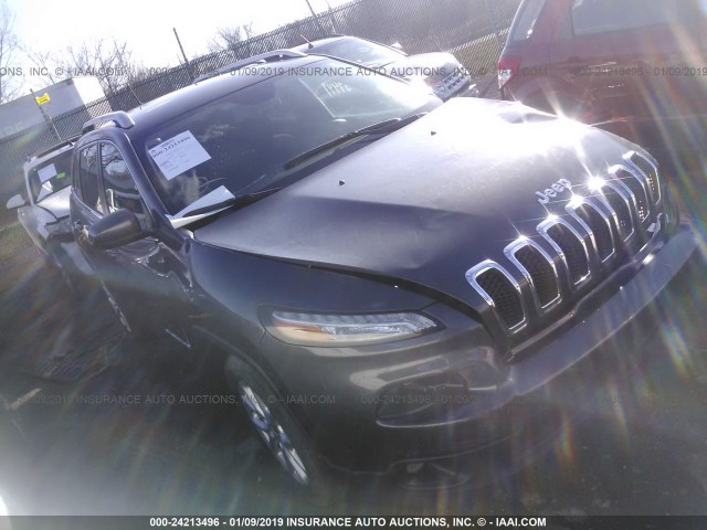 1C4PJLCS2FW643465 - 2015 JEEP CHEROKEE LATITUDE GRAY photo 1