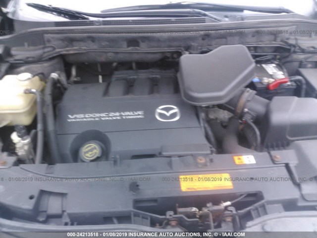JM3TB38C570120658 - 2007 MAZDA CX-9 BLACK photo 10