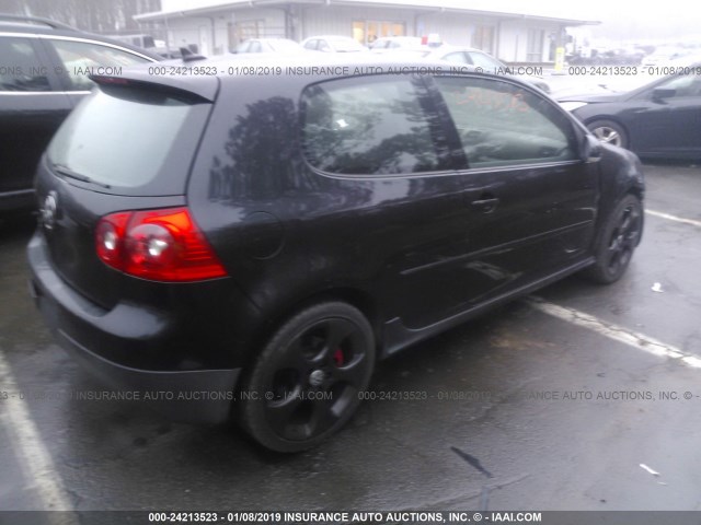 WVWEV71K17W088290 - 2007 VOLKSWAGEN NEW GTI BLACK photo 4