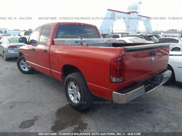 1D7HA18226S524412 - 2006 DODGE RAM 1500 ST/SLT RED photo 3