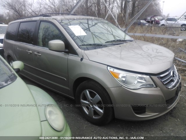 2V8HW34199R564081 - 2009 VOLKSWAGEN ROUTAN SE BEIGE photo 1