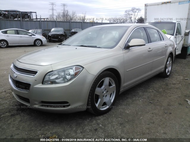 1G1ZD5E7XAF139221 - 2010 CHEVROLET MALIBU 2LT TAN photo 2