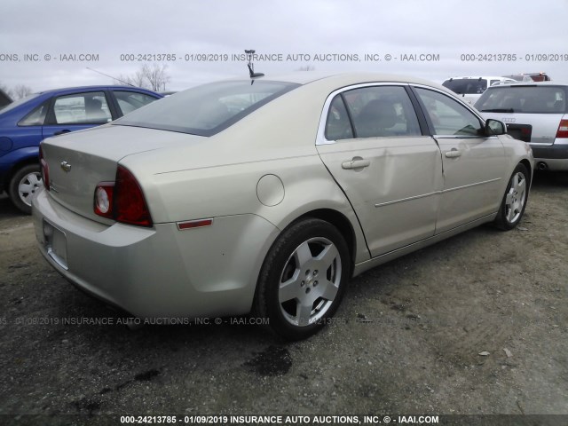 1G1ZD5E7XAF139221 - 2010 CHEVROLET MALIBU 2LT TAN photo 4