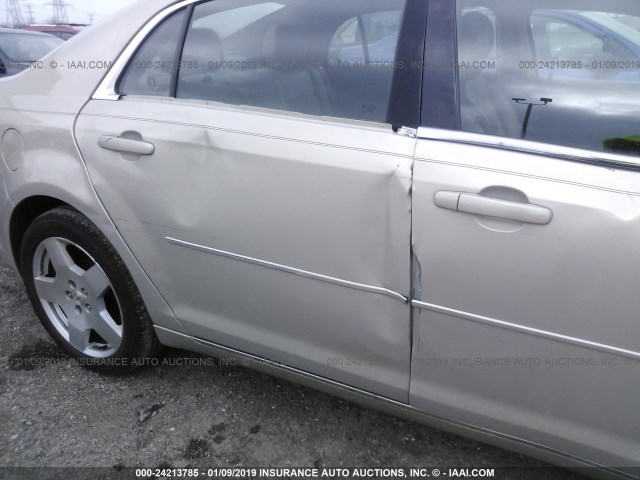 1G1ZD5E7XAF139221 - 2010 CHEVROLET MALIBU 2LT TAN photo 6