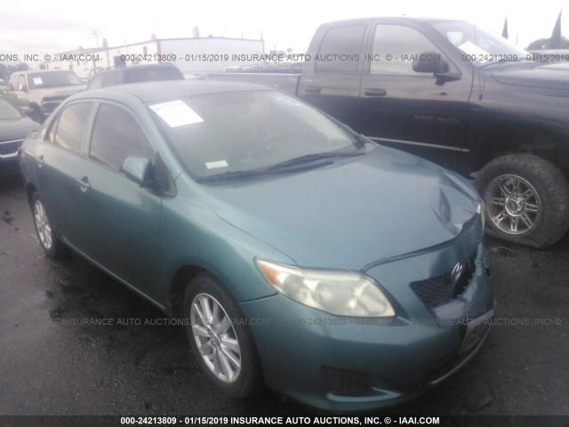 JTDBL40E699034438 - 2009 TOYOTA COROLLA LE/XLE TURQUOISE photo 1