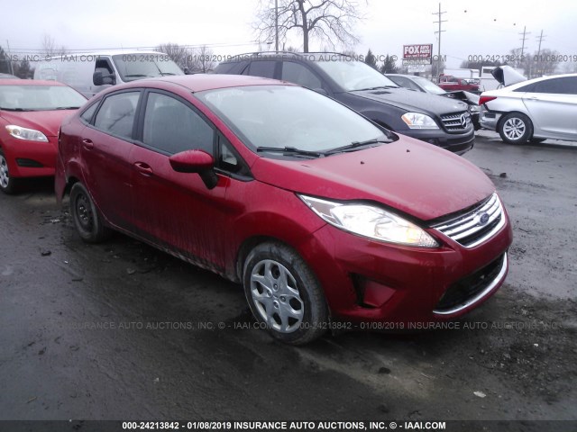 3FADP4BJ7BM119423 - 2011 FORD FIESTA SE RED photo 1